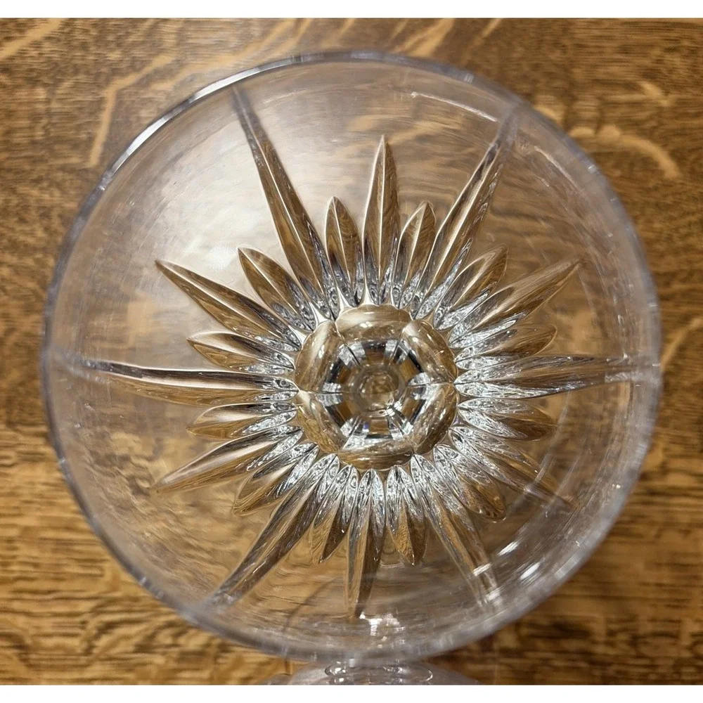 Mikasa Crystal Arctic Lights TWO Grand Goblets 9" - Picture 5 of 9